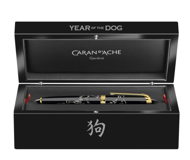 Caran d'Ache célèbre l'année du chien avec la laque de Chine