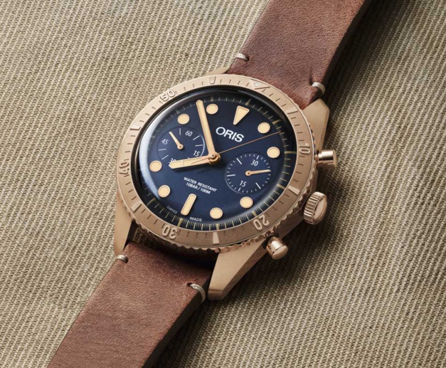 Oris : un chrono en bronze en l'honneur de Carl Brashear Oris : un chrono en bronze en l'honneur de Carl Brashear