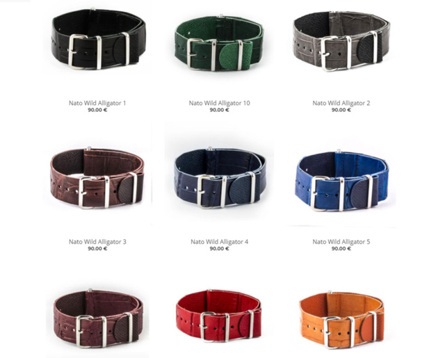 ABP Concept : lancement des bracelets Nato en alligator sauvage