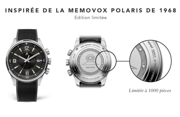 Jaeger-LeCoultre Polaris Memovox : 1000 ex. pour les 50 ans de cette icône Jaeger-LeCoultre Polaris Memovox : 1000 ex. pour les 50 ans de cette icône