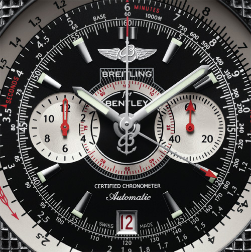 Breitling for Bentley Supersports : un chrono avec tachymètre fixe et tachymètre variable