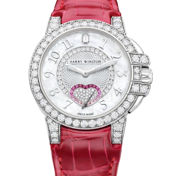 Harry Winston Ocean Valentine's Day auto : coeur rétrograde Harry Winston Ocean Valentine's Day auto : coeur rétrograde