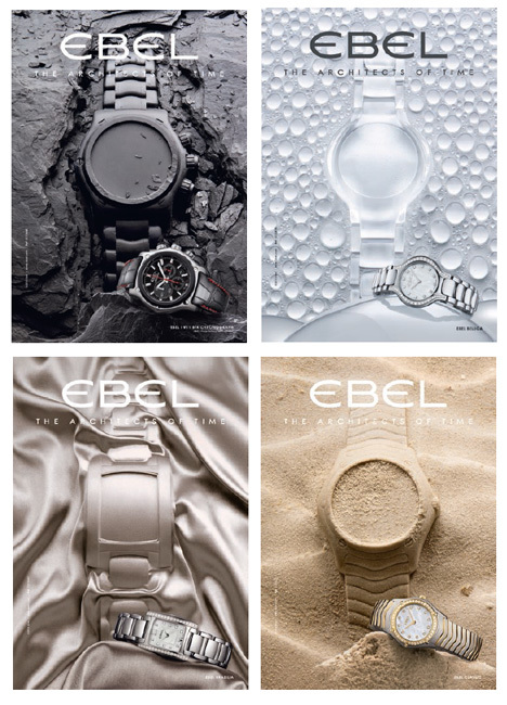 Ebel, l'empreinte du temps... Campagne publicitaire 2010