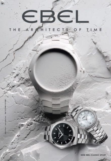 Ebel, l’empreinte du temps… Nouvelle campagne de publicité Ebel, l’empreinte du temps… Nouvelle campagne de publicité