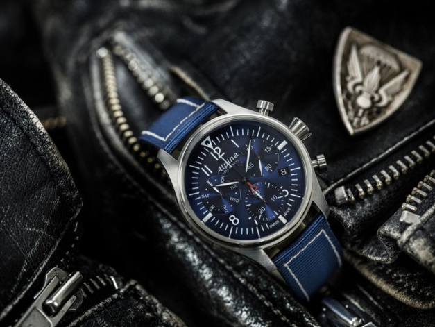 Alpina Startimer Pilot Chronographe : atterrissage en 42 mm Alpina Startimer Pilot Chronographe : atterrissage en 42 mm
