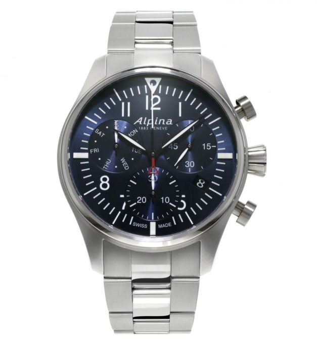 Alpina Startimer Pilot Chronographe : atterrissage en 42 mm Alpina Startimer Pilot Chronographe : atterrissage en 42 mm