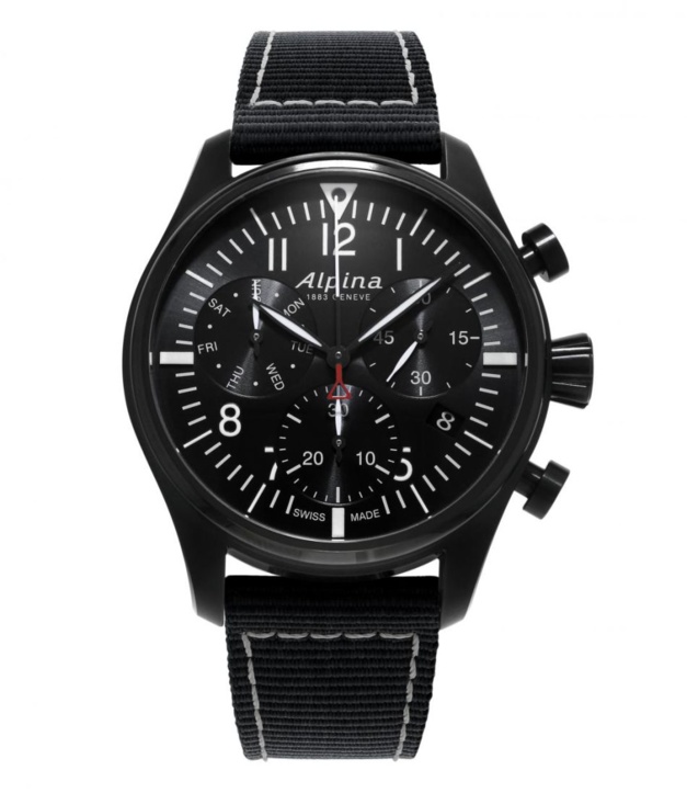 Alpina Startimer Pilot Chronographe : atterrissage en 42 mm Alpina Startimer Pilot Chronographe : atterrissage en 42 mm