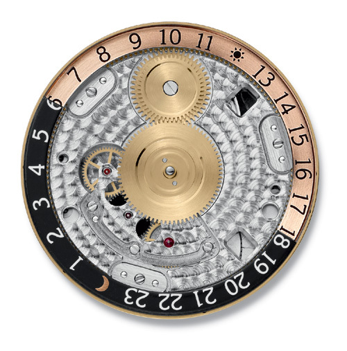 Girard-Perregaux ww.tc petite seconde : en rose et noir Girard-Perregaux ww.tc petite seconde : en rose et noir