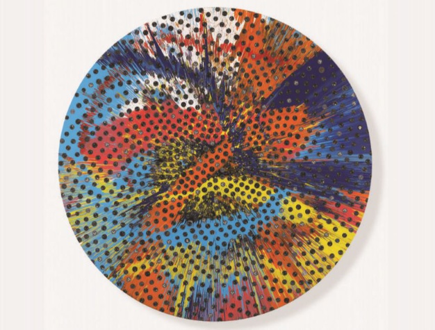 Panerai et Damien Hirst lors du dernier Watches & Wonders de Miami
