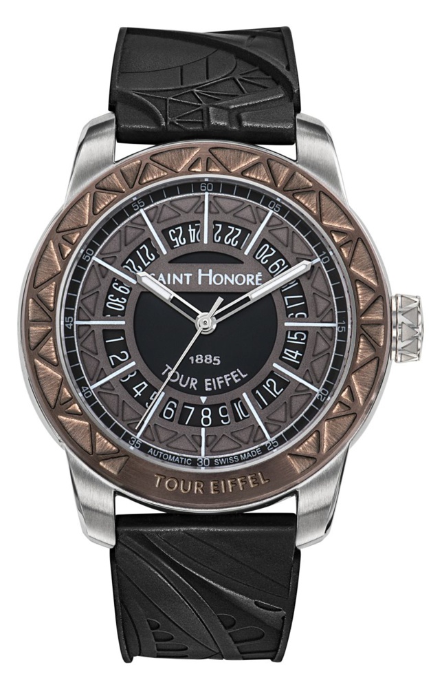 Saint-Honoré : un bracelet de montre avec de la poudre de la Tour Eiffel Saint-Honoré : un bracelet de montre avec de la poudre de la Tour Eiffel