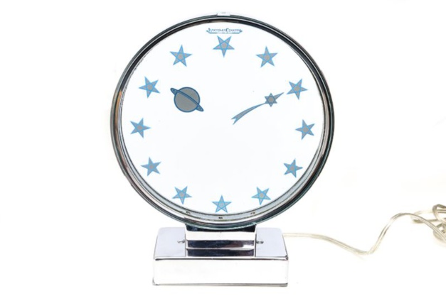 Old-time-heure : une somptueuse pendulette Mystérieuse Comète de chez Jaeger-LeCoultre