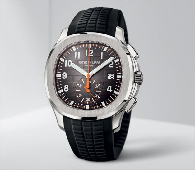 Patek Philippe Aquanaut Chronographe : orange is new black Patek Philippe Aquanaut Chronographe : orange is new black