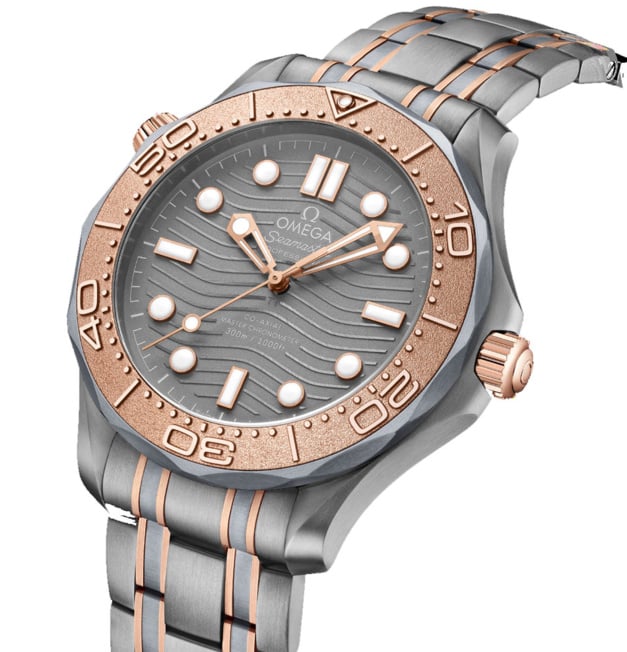 Omega Seamaster Diver 300M : trois métaux pour une plongeuse Omega Seamaster Diver 300M : trois métaux pour une plongeuse