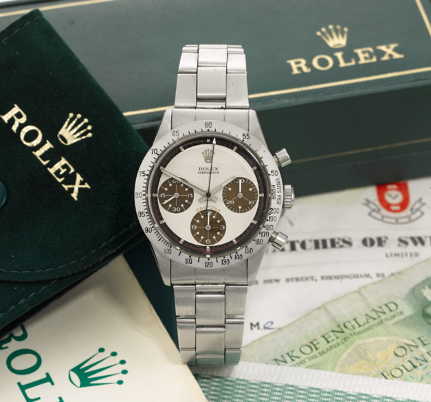 Sotheby's met en vente une Rolex Daytona 6239 cadran tropical