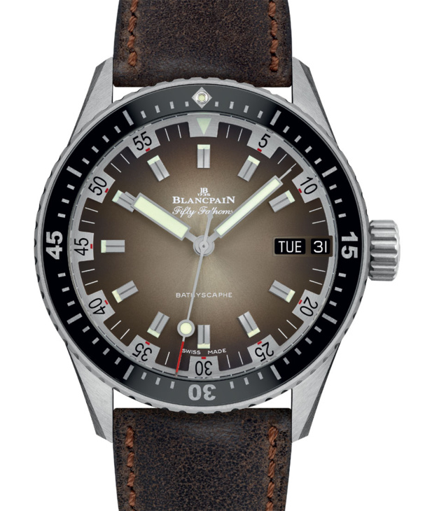 Fifty Fathoms Bathyscaphe Day Date 70's : 500 exemplaires "monde"