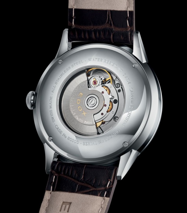 Edox Les Vauberts Automatic : une phase de Lune d'entrée de gamme