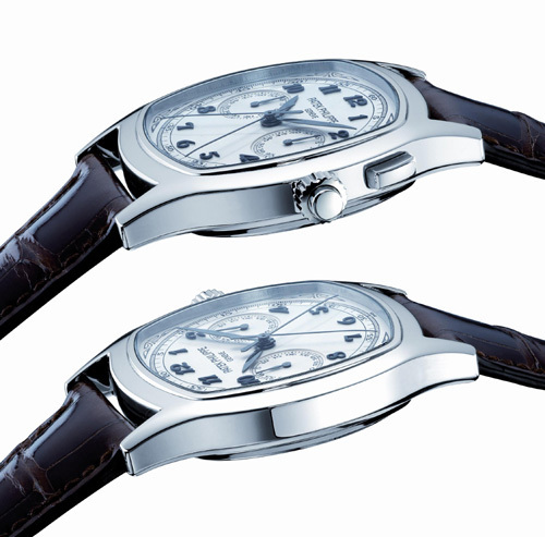 Chronographe mono-poussoir à rattrapante Patek Philippe 5950A : a comme acier Chronographe mono-poussoir à rattrapante Patek Philippe 5950A : a comme acier