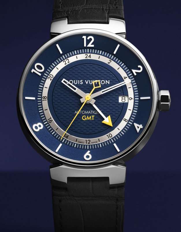 Louis Vuitton Tambour Moon Blue GMT : tendance bleue