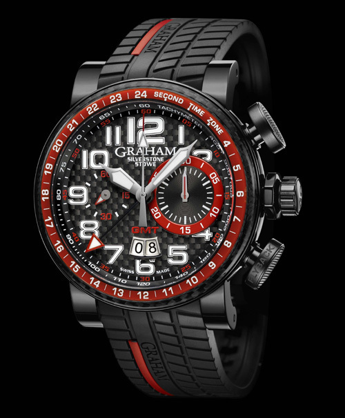 Graham London Silverstone Stowe GMT Red et Silverstone Stowe GMT green : vrombissant hommage à la course