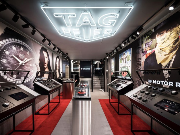 Tokyo :  connectivité à tous les niveaux pour la boutique TAG Heuer de Ginza