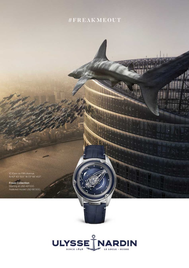 Freakmeout : nouvelle campagne de com' d'Ulysse Nardin