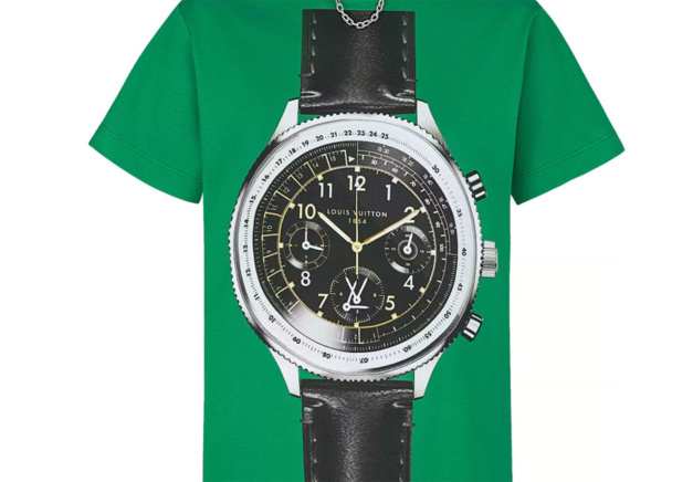 Louis Vuitton : un t-shirt "Watch oversized"