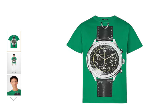Louis Vuitton : un t-shirt "Watch oversized"