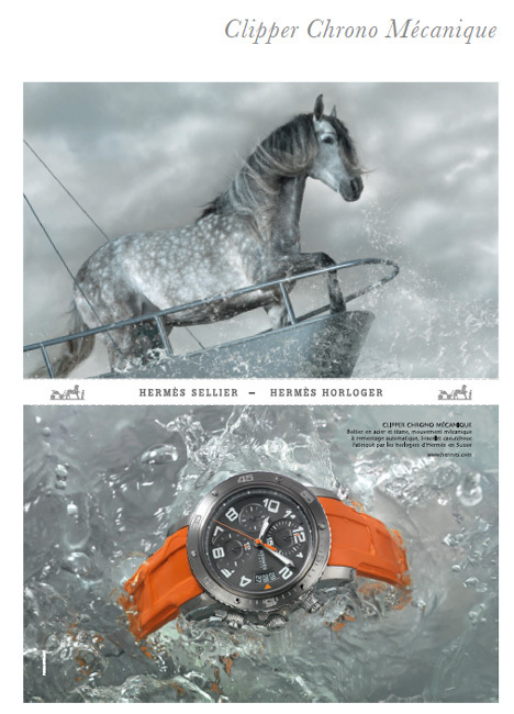 Hermès : une nouvelle campagne de publicité pour ses collections horlogères Hermès : une nouvelle campagne de publicité pour ses collections horlogères