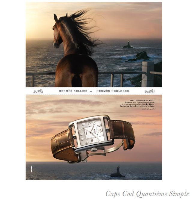 Hermès : une nouvelle campagne de publicité pour ses collections horlogères