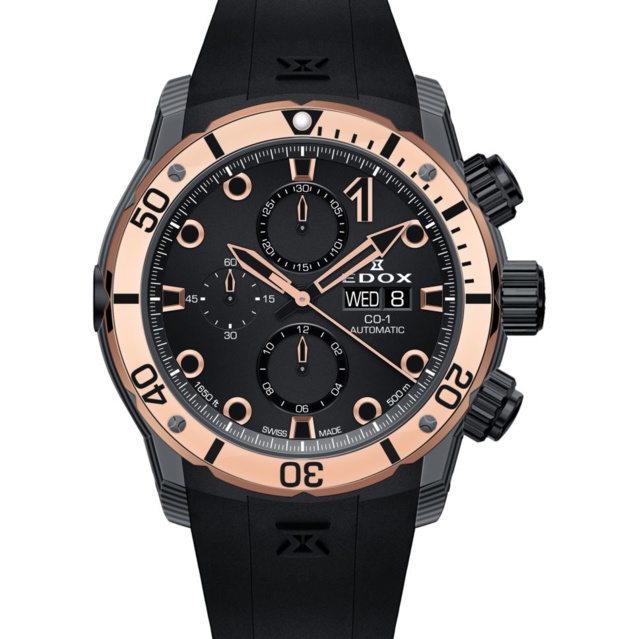 Edox Automatic Chronograph Carbon : partenaire de Team Australia