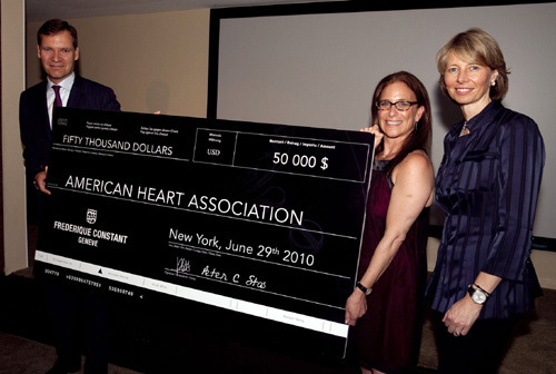 Passion Awards Frédérique Constant : 50.000 dollars de don pour l’association American Heart