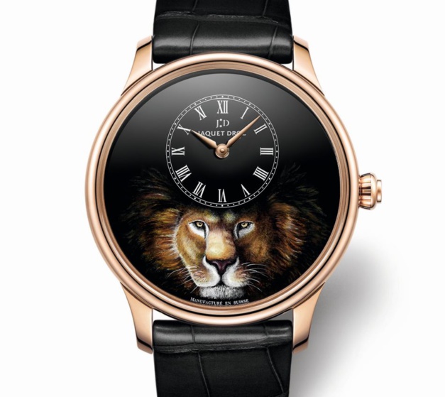 Jaquet Droz : une série Ateliers d'art dédiée au lion Jaquet Droz : une série Ateliers d'art dédiée au lion