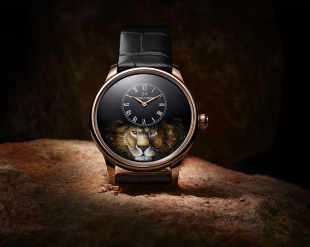 Jaquet Droz : une série Ateliers d'art dédiée au lion Jaquet Droz : une série Ateliers d'art dédiée au lion