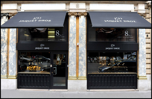 Jaquet Droz ouvre au 8 rue de la Paix à Paris
