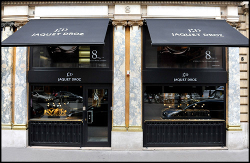 Jaquet Droz ouvre au 8 rue de la Paix à Paris Jaquet Droz ouvre au 8 rue de la Paix à Paris