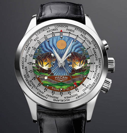 Vulcain Aviator GMT Edition limitée « The Tigers » Vulcain Aviator GMT Edition limitée « The Tigers »