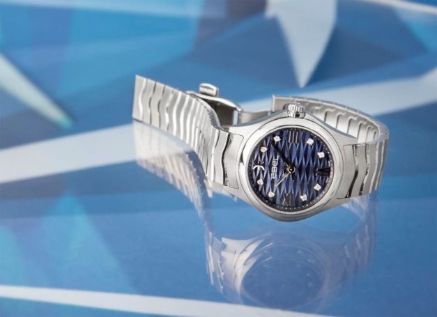 Ebel Wave : trois nouveaux cadrans aux motifs géométriques Ebel Wave : trois nouveaux cadrans aux motifs géométriques