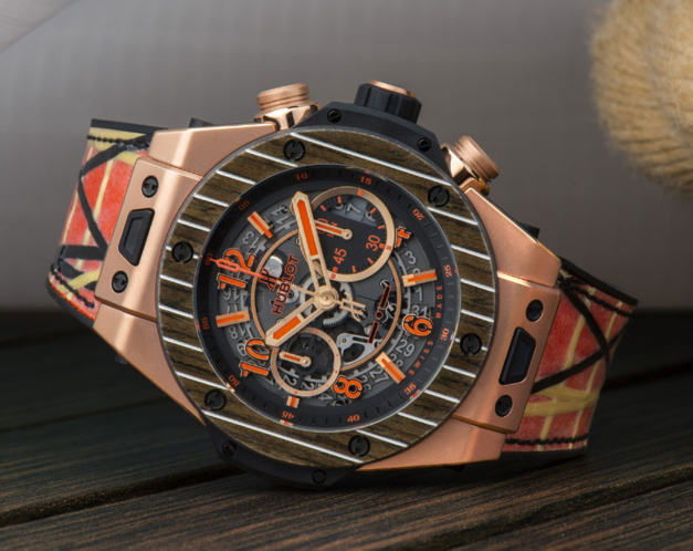 Hublot Big Bang Unico Teak Italia Independent ; chrono nautique