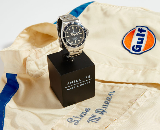 Une Rolex Submariner de Steve McQueen en vente aux enchères à New York Une Rolex Submariner de Steve McQueen en vente aux enchères à New York
