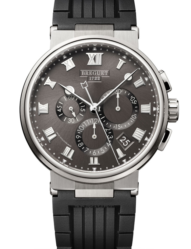 Breguet Marine chronographe 5527 : une version titane pour la première fois Breguet Marine chronographe 5527 : une version titane pour la première fois
