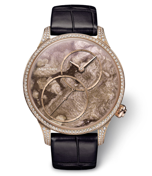Jaquet Droz Grande Seconde Décentrée : météorite et stromatolithe Jaquet Droz Grande Seconde Décentrée : météorite et stromatolithe