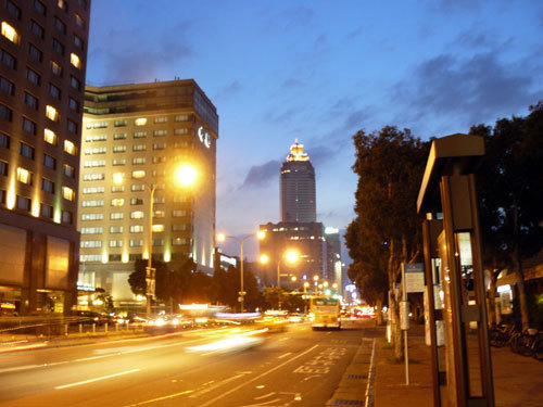 Taipei, le soir se couche...