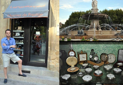 Aix-en-Provence : interview de Jean Garcia, patron de la boutique de montres de collection Le Passionneur