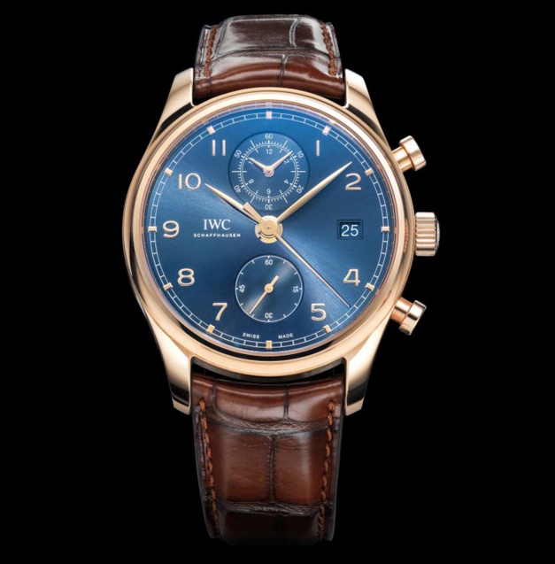 IWC Portugaise Chronographe Classique Bucherer Blue Editions IWC Portugaise Chronographe Classique Bucherer Blue Editions