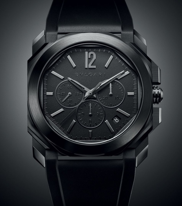 Bvlgari Octo L'Originale : un chrono full black très masculin Bvlgari Octo L'Originale : un chrono full black très masculin