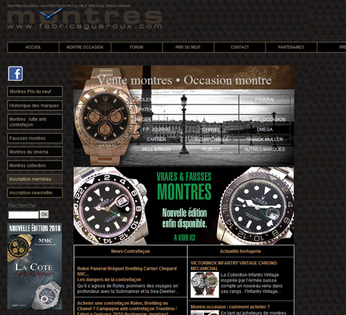 Fabricegueroux.com : Fabrice Guéroux se lance dans la vente de montres d’occasion Fabricegueroux.com : Fabrice Guéroux se lance dans la vente de montres d’occasion