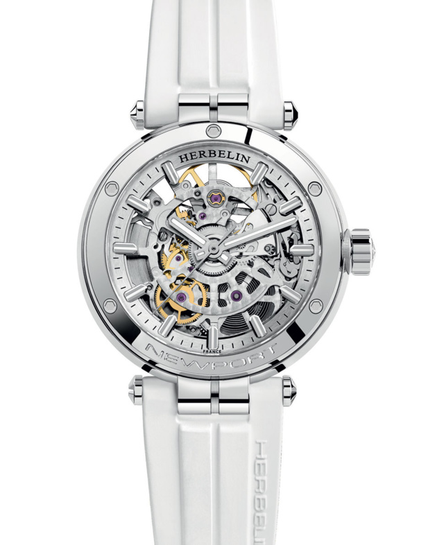 Michel Herbelin Newport Squelette Dame : montre horlogère et féminine à la fois Michel Herbelin Newport Squelette Dame : montre horlogère et féminine à la fois