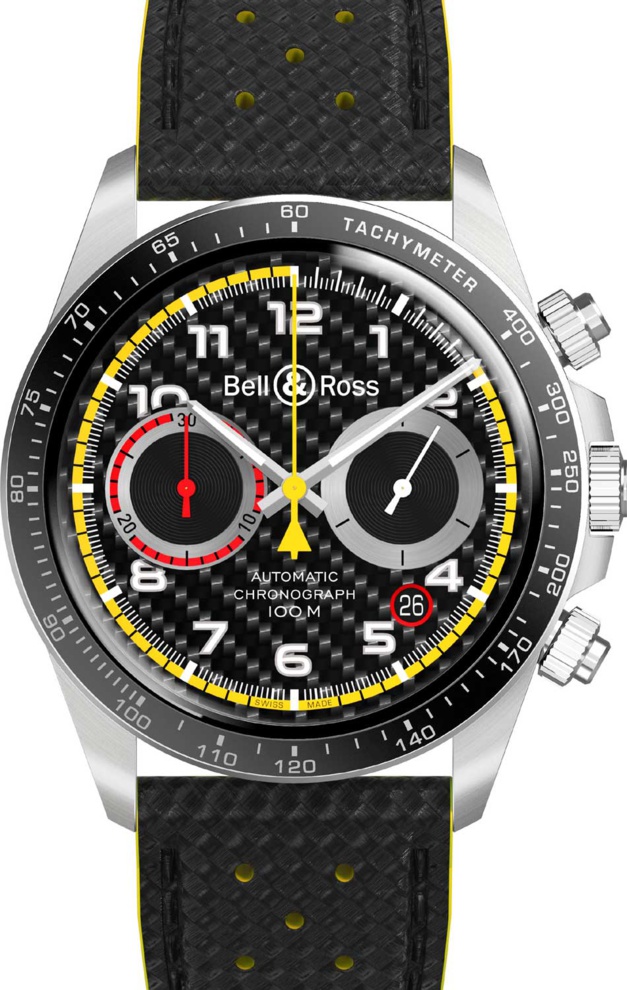 Bell & Ross BR V2-94 RS 18 : un chrono très sport pour le retour de la F1 en France