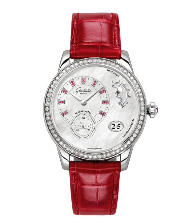 Glashütte Original : nouvelle PanoMatic Luna... rouge baiser Glashütte Original : nouvelle PanoMatic Luna... rouge baiser
