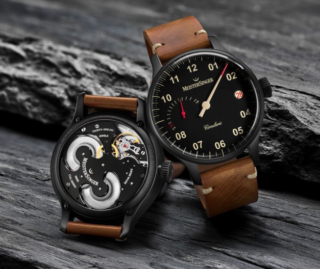 MeisterSinger Black Line : le noir se fait monoaiguille